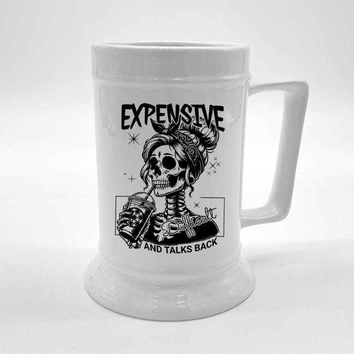 Expensive Difficult And Talks Back Front & Back Beer Stein