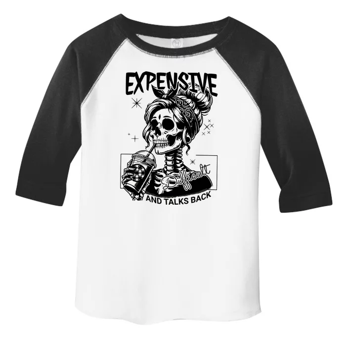 Expensive Difficult And Talks Back Toddler Fine Jersey T-Shirt