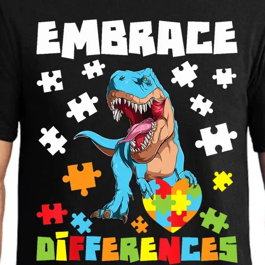 Embrace Differences Autistic Puzzle Autism Awareness Pajama Set