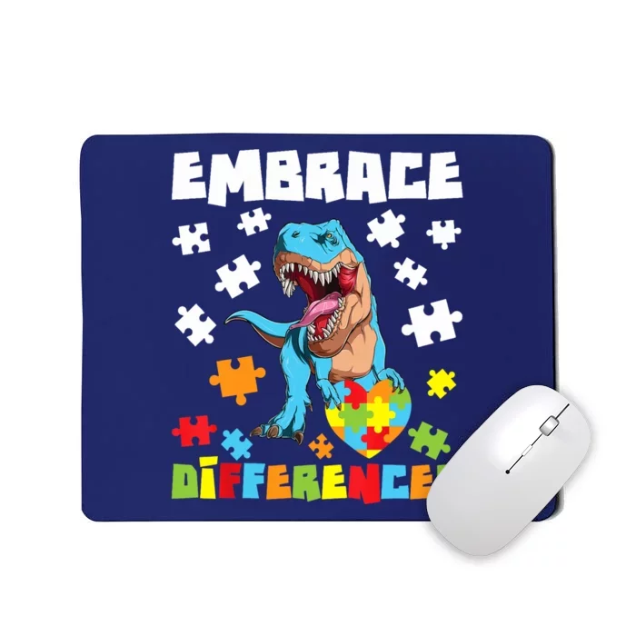 Embrace Differences Autistic Puzzle Autism Awareness Mousepad