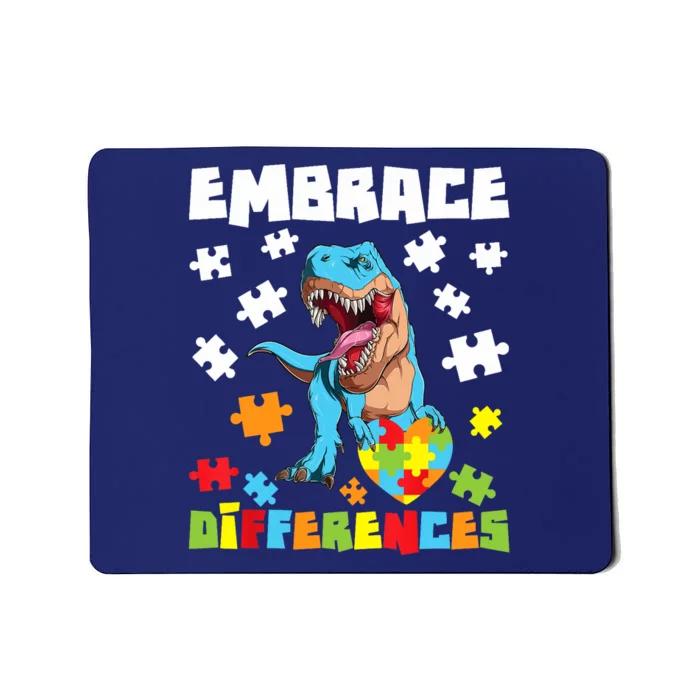 Embrace Differences Autistic Puzzle Autism Awareness Mousepad