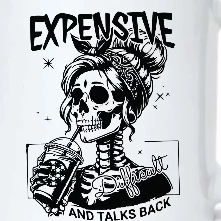 Expensive Difficult And Talks Back Black Color Changing Mug