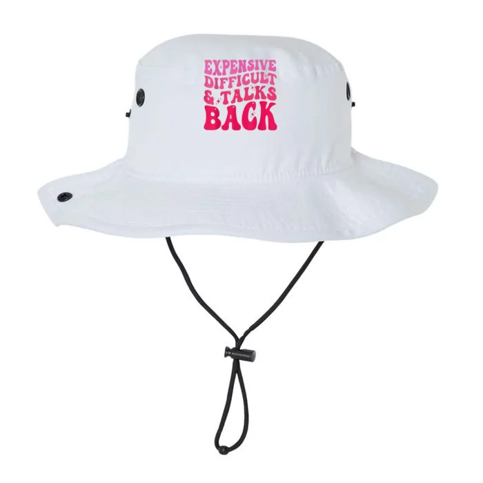 Expensive Difficult And Talks Back Funny Mother's Day Groovy Legacy Cool Fit Booney Bucket Hat