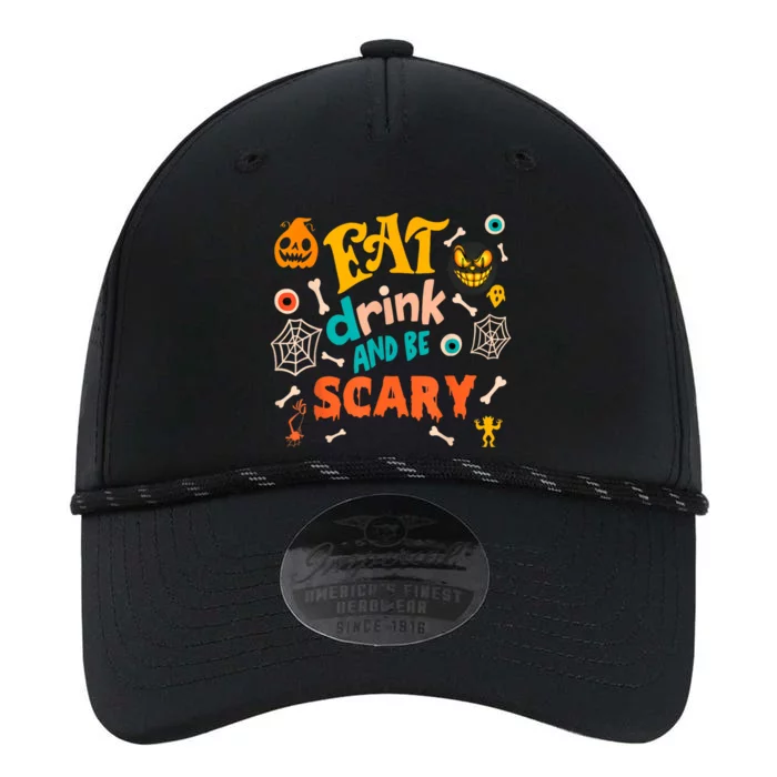 Eat Drink And Be Scary Funny Halloween Performance The Dyno Cap