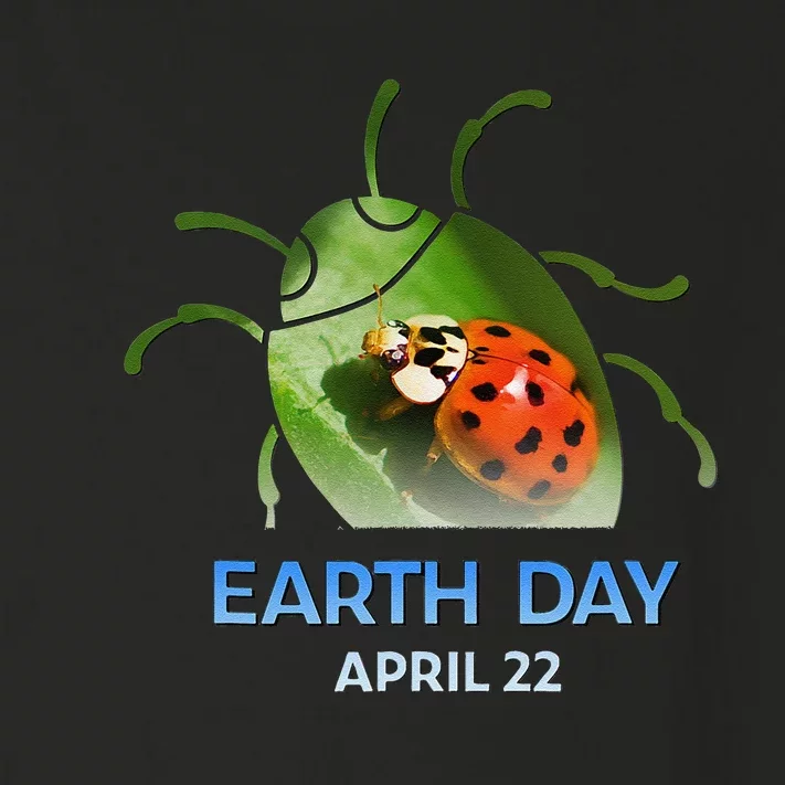 Earth Day April 22 Ladybug Silhouette Gift Cute Toddler Long Sleeve Shirt