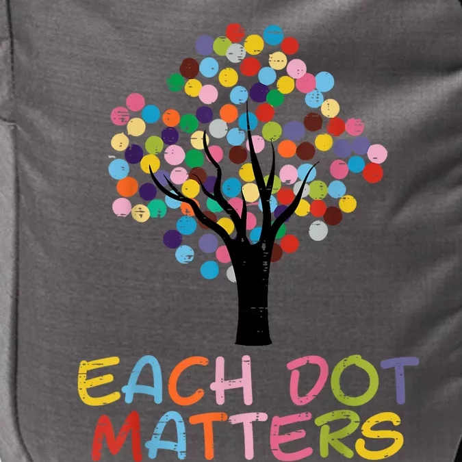 Each Dot Art Matters Tree Dots Day Impact Tech Backpack