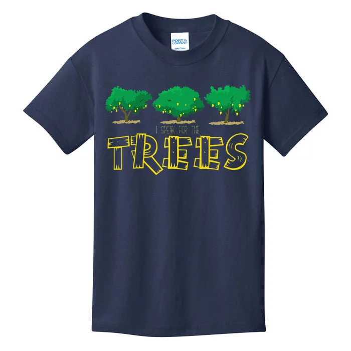 Earth Day Awareness Speak For The Trees Environment Kids T-Shirt