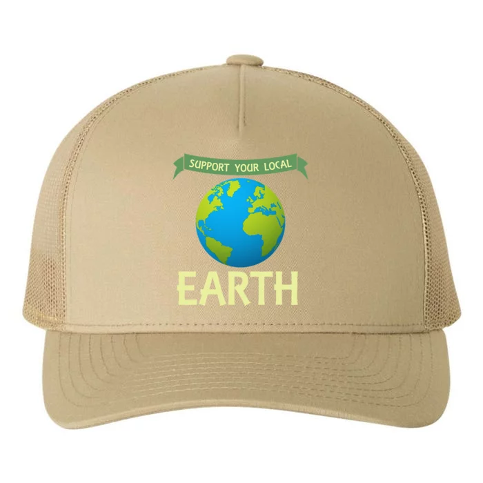 Earth Day Awareness Speak For The Trees No Planet B Yupoong Adult 5-Panel Trucker Hat