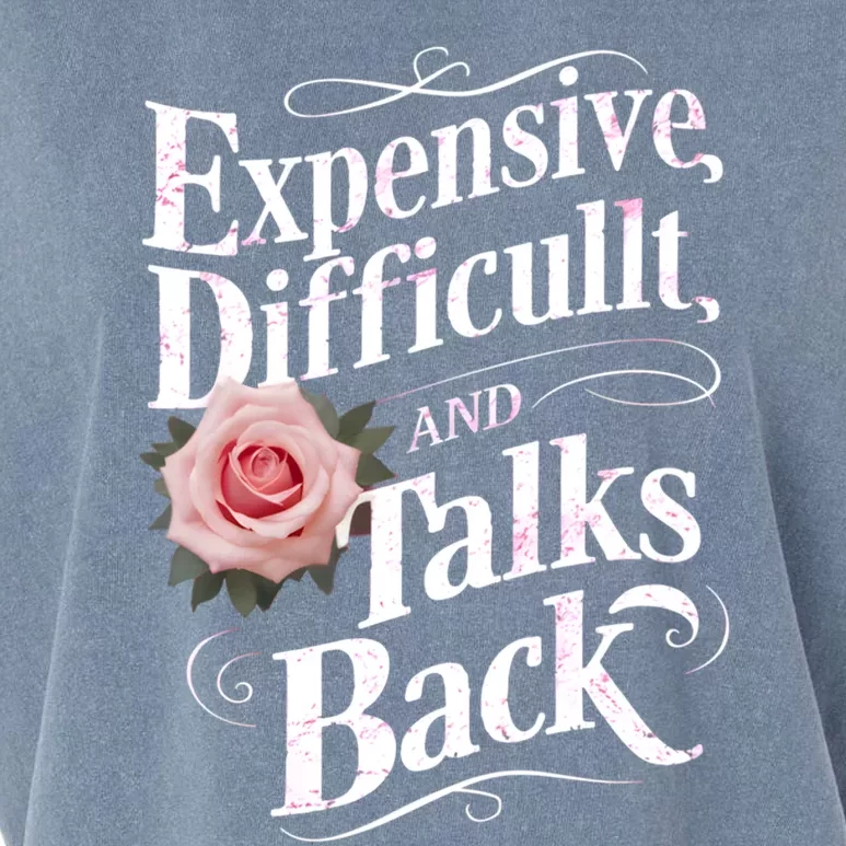 Expensive Difficult And Talks Back Mothers Day 2024 Mom Mama Gift Garment-Dyed Women's Muscle Tee