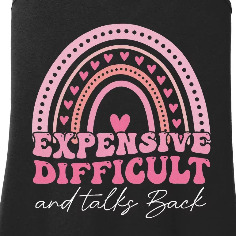 Expensive Difficult And Talks Back Ladies Essential Tank