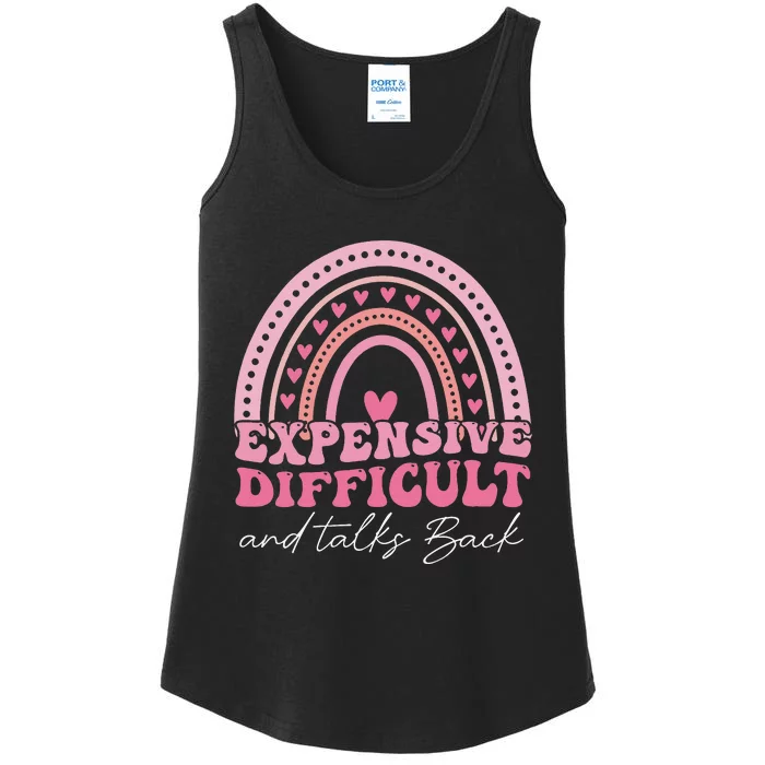 Expensive Difficult And Talks Back Ladies Essential Tank