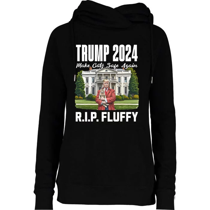 Express Delivery Available Trump 2024 Election Womens Funnel Neck Pullover Hood