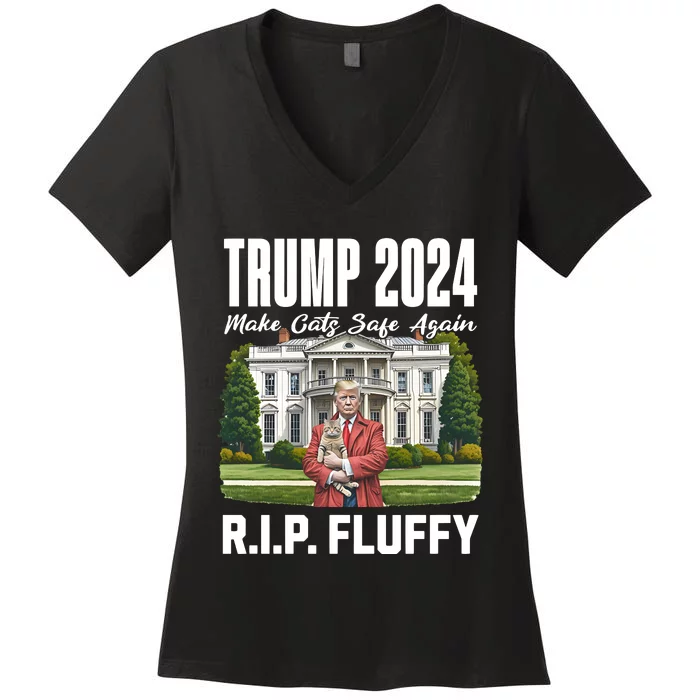 Express Delivery Available Trump 2024 Election Women's V-Neck T-Shirt