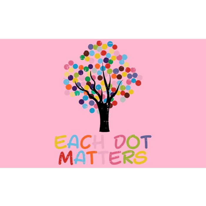 Each Dot Art Matters Tree Dots Day Girl Boy Bumper Sticker