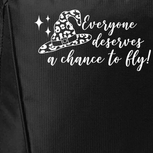 Everyone Deserves A Chance To Fly Witch Halloween City Backpack