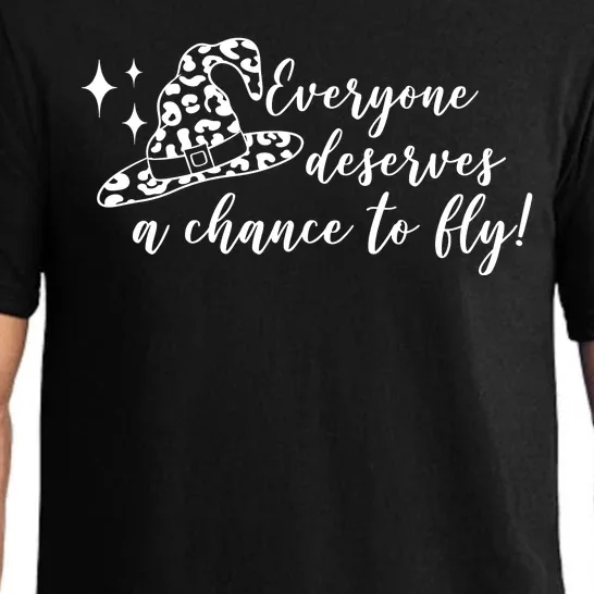 Everyone Deserves A Chance To Fly Witch Halloween Pajama Set