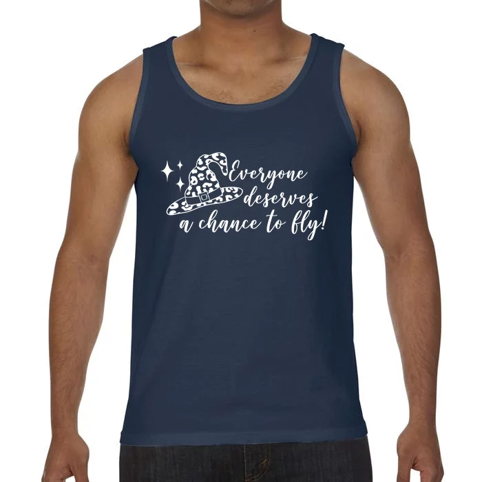 Everyone Deserves A Chance To Fly Witch Halloween Comfort Colors® Tank Top