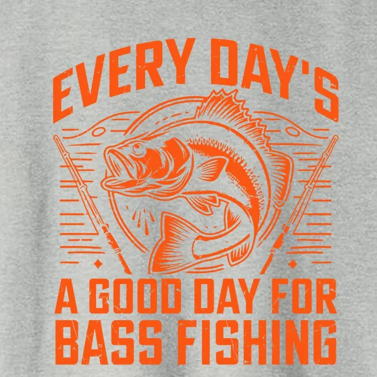 Every Day’S A Good Day For Bass Fishing Gift Women's Crop Top Tee