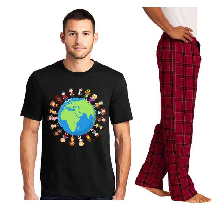 Earth Day Around The World Environtalist Gift Pajama Set