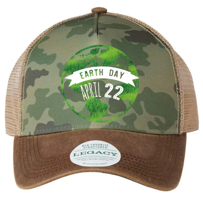 Earth Day April 22nd Awareness Legacy Tie Dye Trucker Hat