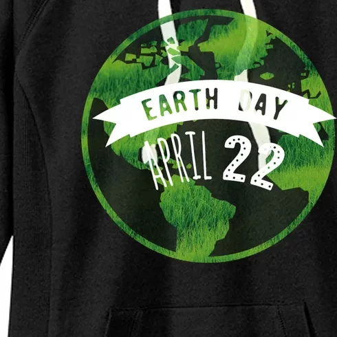 Earth Day April 22nd Awareness Women's Fleece Hoodie