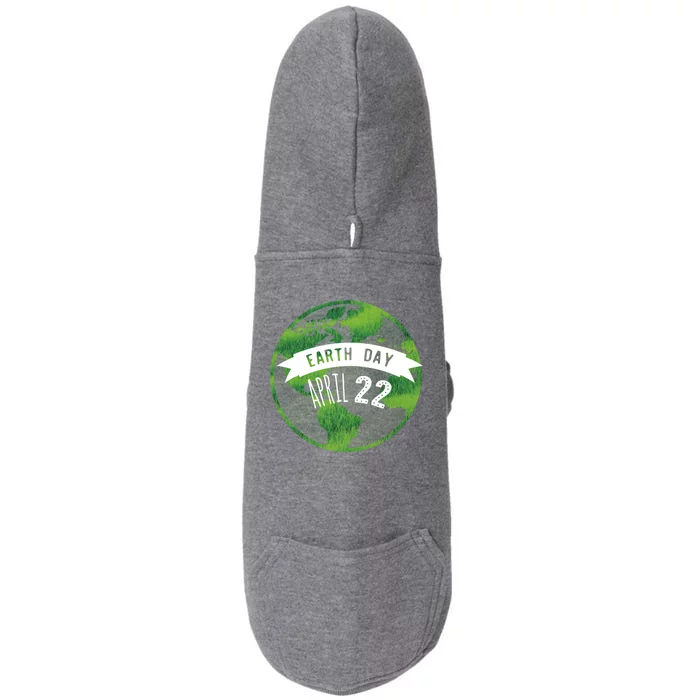 Earth Day April 22nd Awareness Doggie 3-End Fleece Hoodie