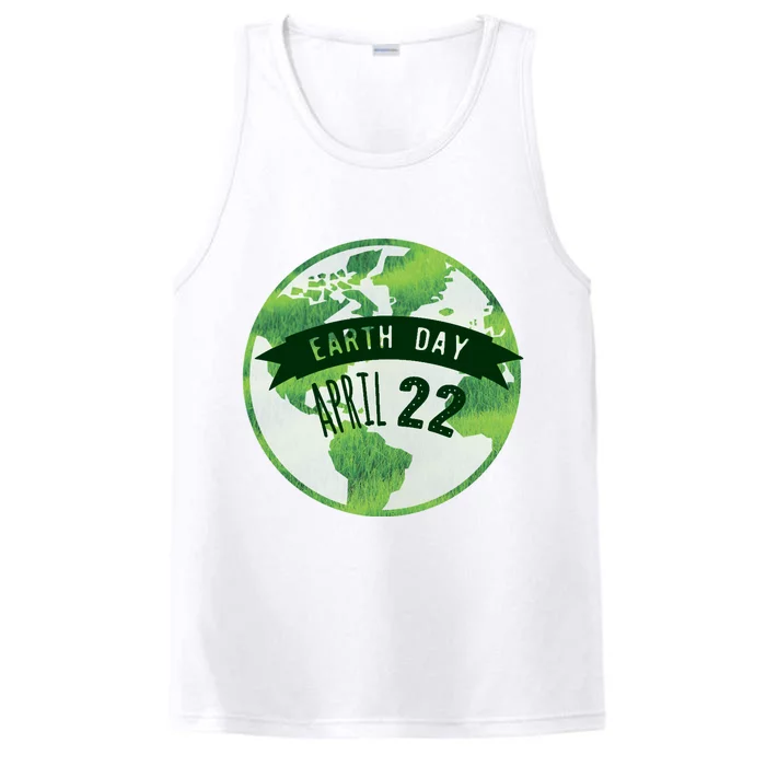 Earth Day April 22nd Awareness Performance Tank