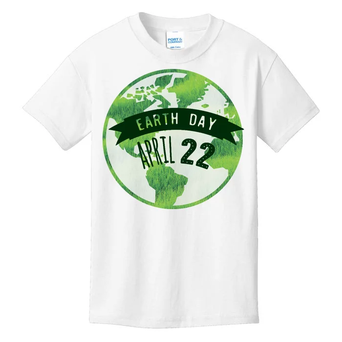 Earth Day April 22nd Awareness Kids T-Shirt