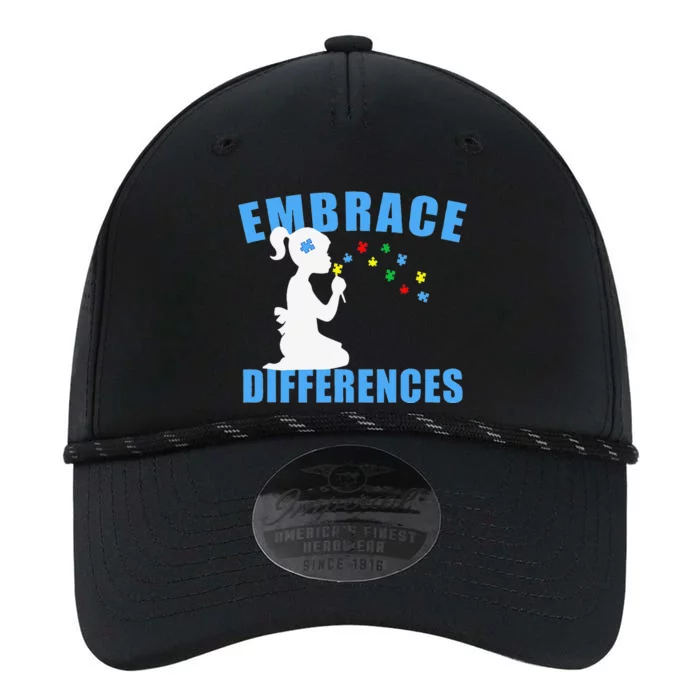 Embrace Differences Autism Awareness Cute Performance The Dyno Cap