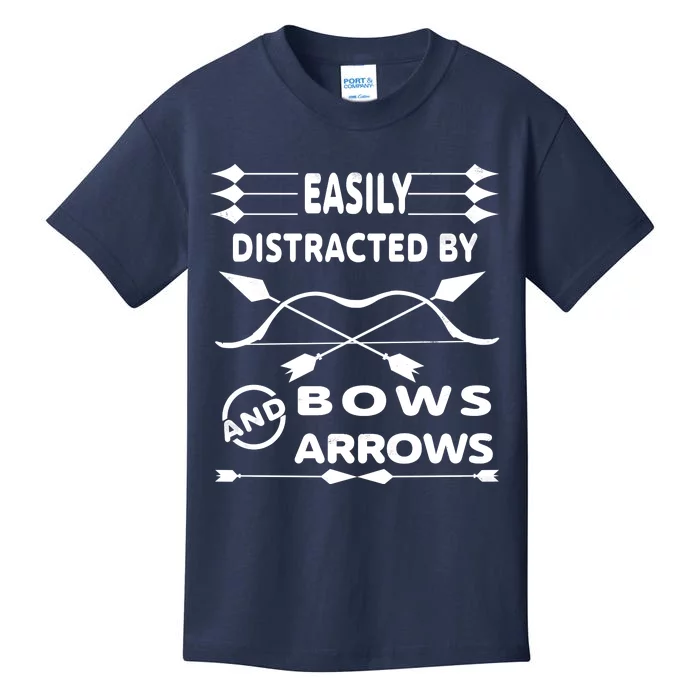 Easily Distracted By Bows And Arrows Kids T-Shirt