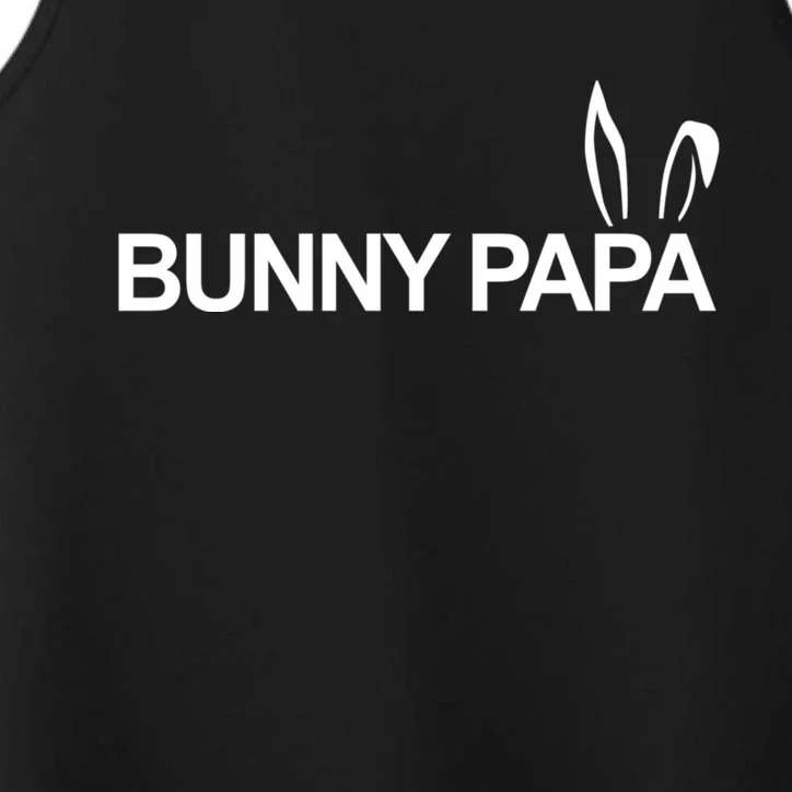 Expectant Dad Bunny Papa Eggspecting Easter Pregnancy Reveal Gift Performance Tank