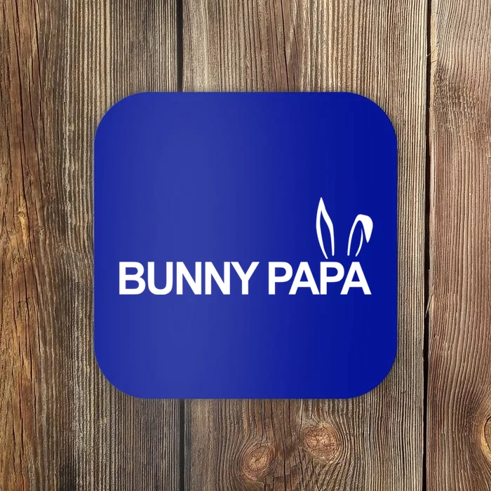 Expectant Dad Bunny Papa Eggspecting Easter Pregnancy Reveal Gift Coaster