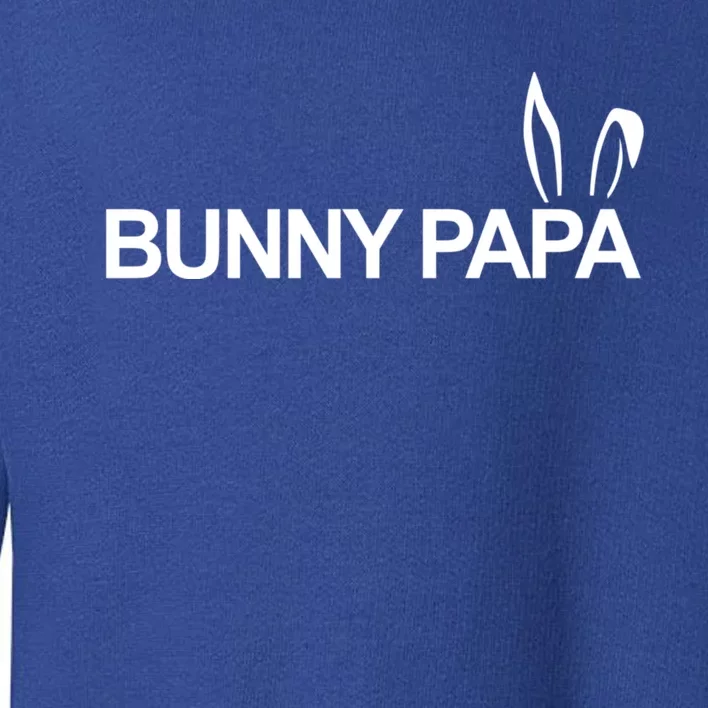 Expectant Dad Bunny Papa Eggspecting Easter Pregnancy Reveal Gift Toddler Sweatshirt