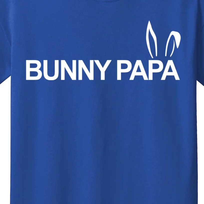 Expectant Dad Bunny Papa Eggspecting Easter Pregnancy Reveal Gift Kids T-Shirt