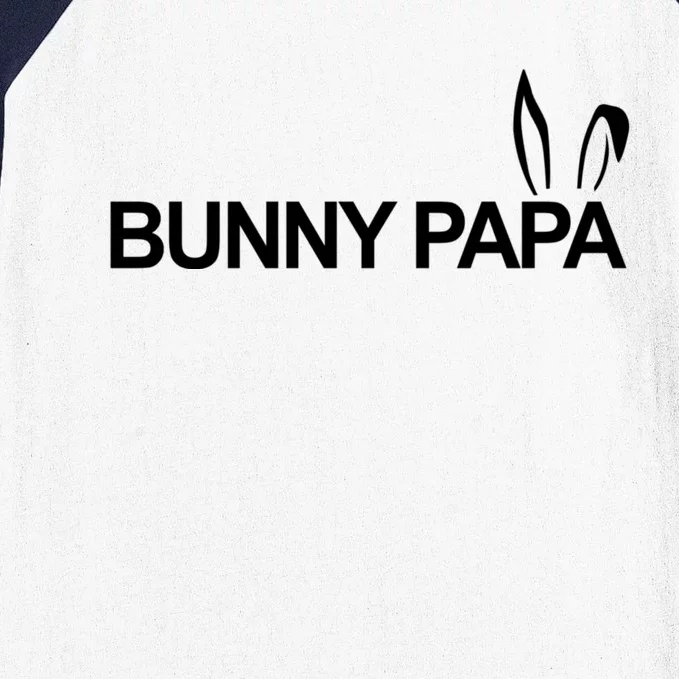 Expectant Dad Bunny Papa Eggspecting Easter Pregnancy Reveal Gift Baseball Sleeve Shirt