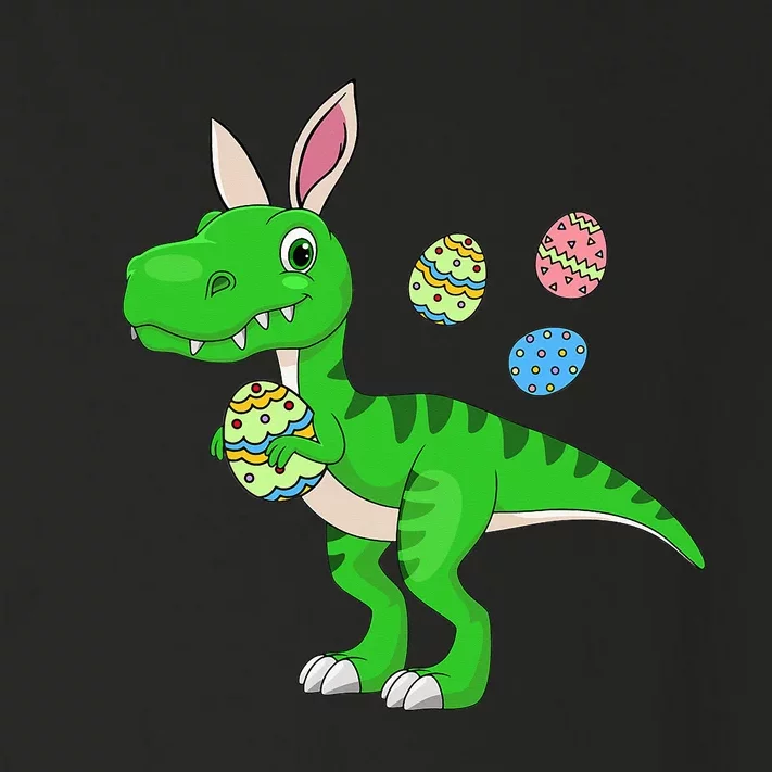 Easter Dinosaur Bunny Easter Basket Stuffers Toddler Long Sleeve Shirt