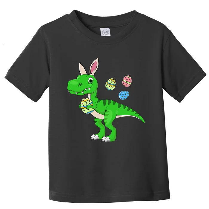 Easter Dinosaur Bunny Easter Basket Stuffers Toddler T-Shirt