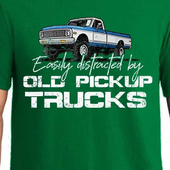 Easily Distracted By Old Pickup Trucks Pajama Set