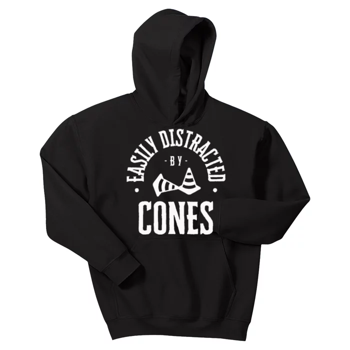 Easily Distracted By Cones – Funny Autox Autocross Racing Kids Hoodie