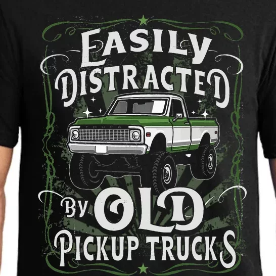 Easily Distracted By Old Pickup Trucks Easily Distracted By Pajama Set