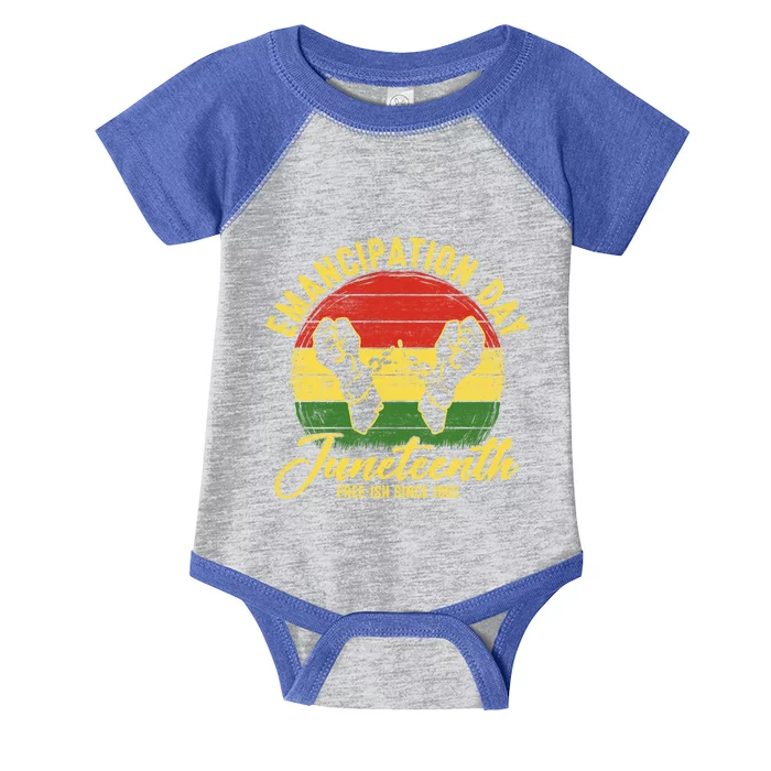 Ecipation Day Blm Freedom Independence Juneteenth 1865 Great Gift Infant Baby Jersey Bodysuit