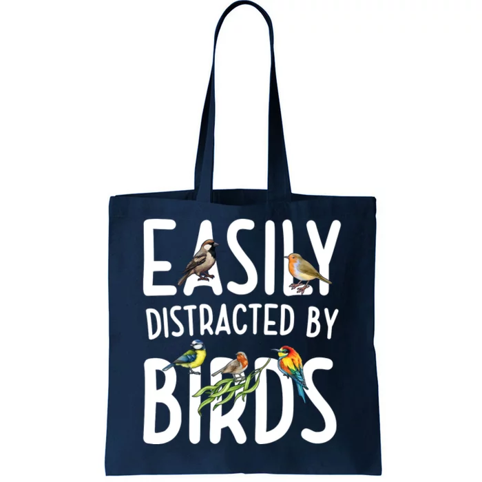 Easily Distracted By Birds Tote Bag