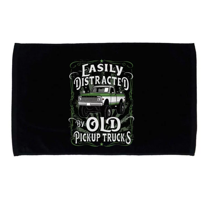 Easily Distracted By Old Pickup Trucks Easily Distracted By Microfiber Hand Towel