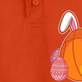 Easter Day Basketball Bunny Easter Eggs Dry Zone Grid Performance Polo