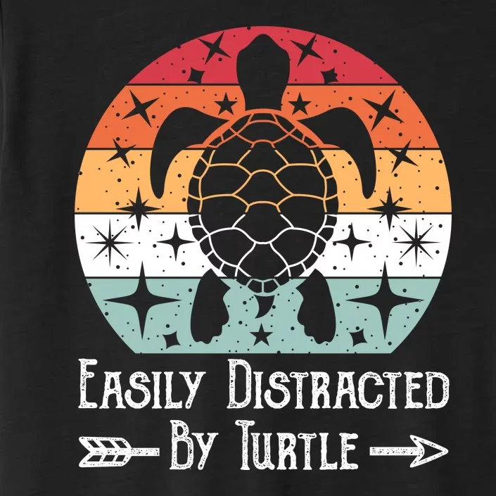 Easily Distracted By Turtle ChromaSoft Performance T-Shirt