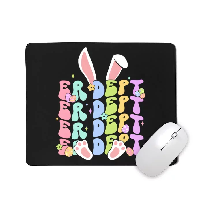 Easter Day Bunny Emergency Department Mousepad