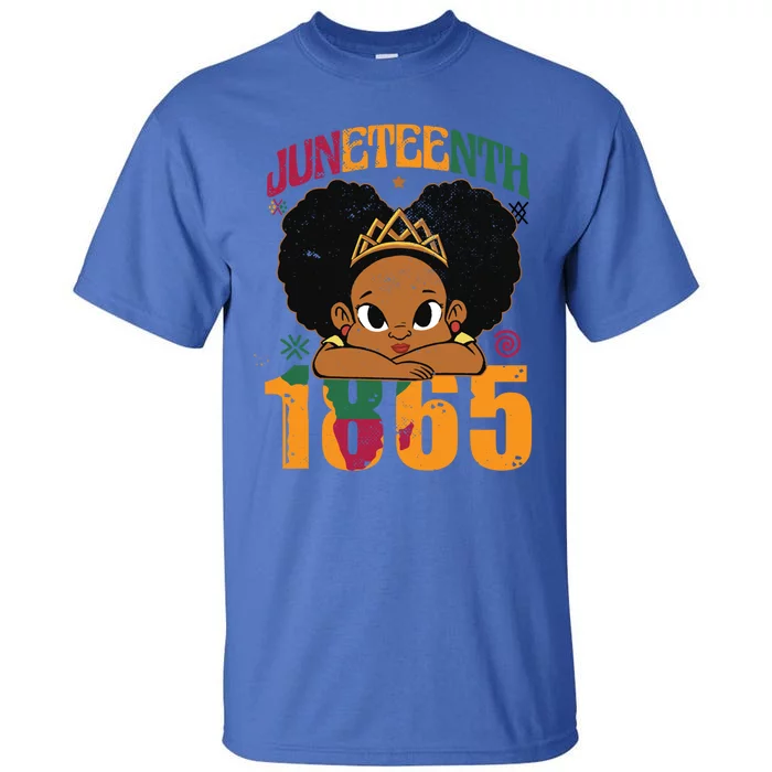 Ecipation Day Black Freedom 1865 Juneteenth Gift Tall T-Shirt