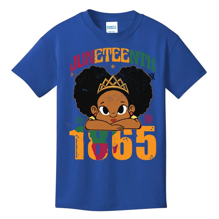 Ecipation Day Black Freedom 1865 Juneteenth Gift Kids T-Shirt