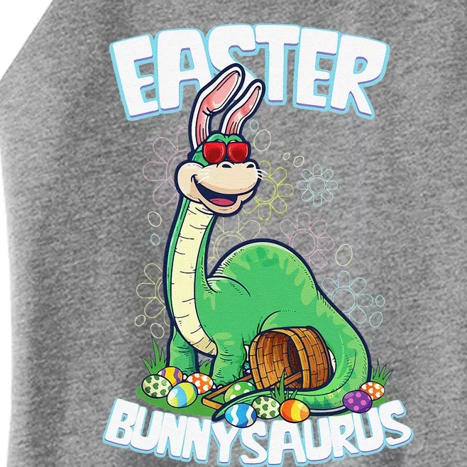 Easter Dinosaur Bunny Egg Hunt Brontosaurus Women’s Perfect Tri Rocker Tank