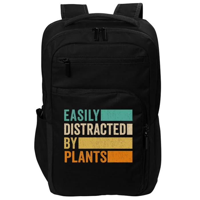 Easily Distracted By Plants Impact Tech Backpack